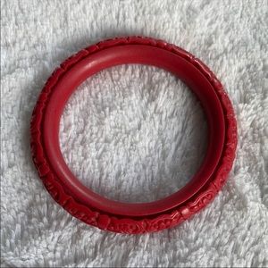 Jewelry Bundle - Four Bracelets Red & Silver Pieces - A Steal!